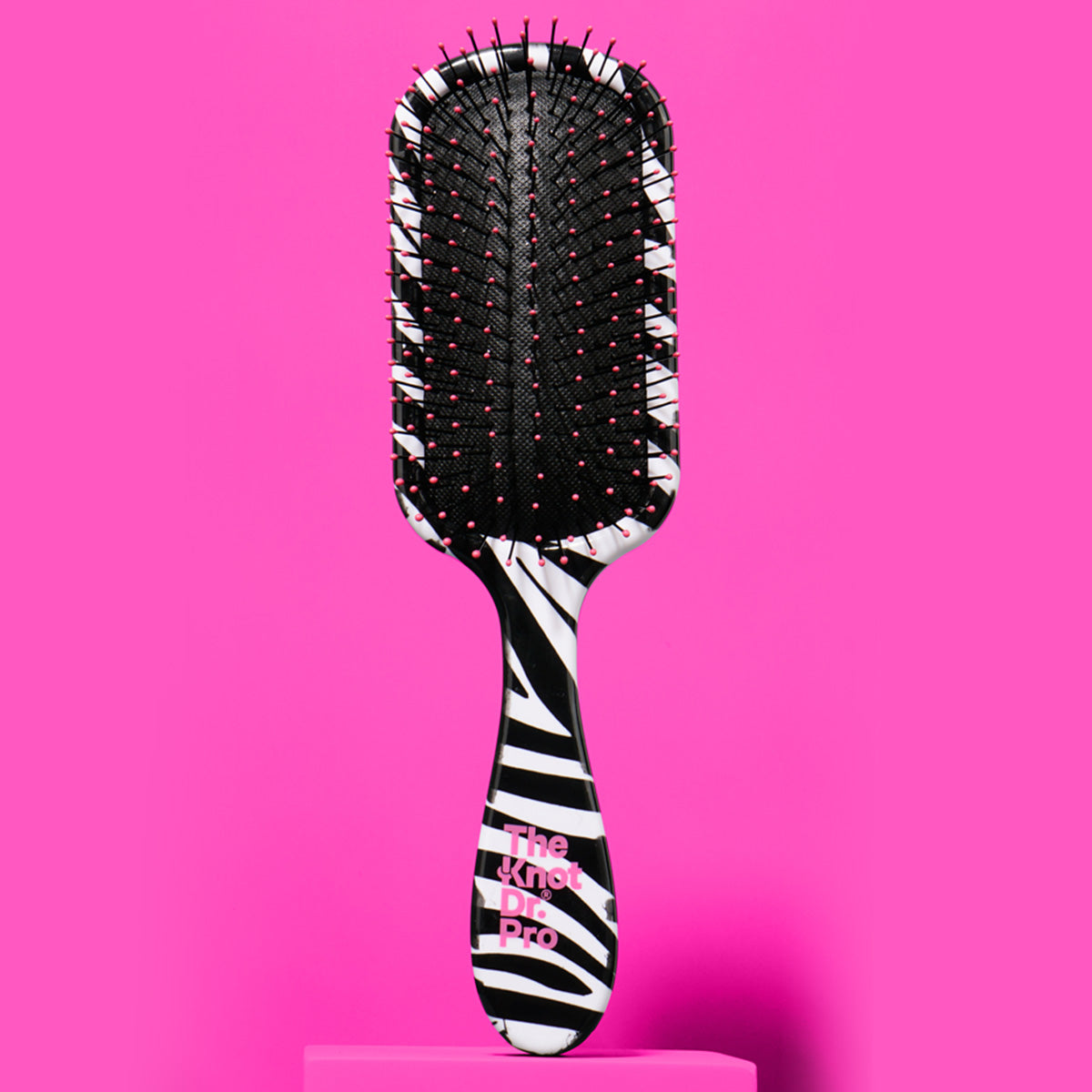 The Zebra Patterned Pro Hairbrush with Headcase - The Knot Dr.