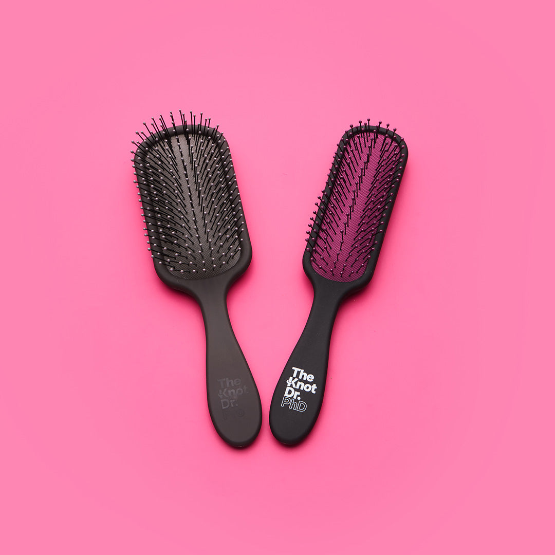 The Pro Black Hairbrush - The Knot Dr.
