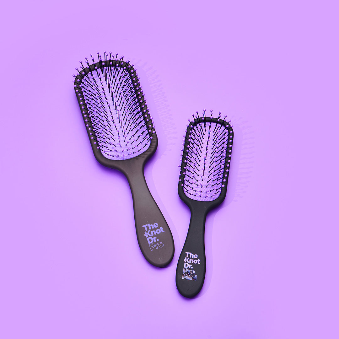 The Purple Pro Hairbrush - The Knot Dr.
