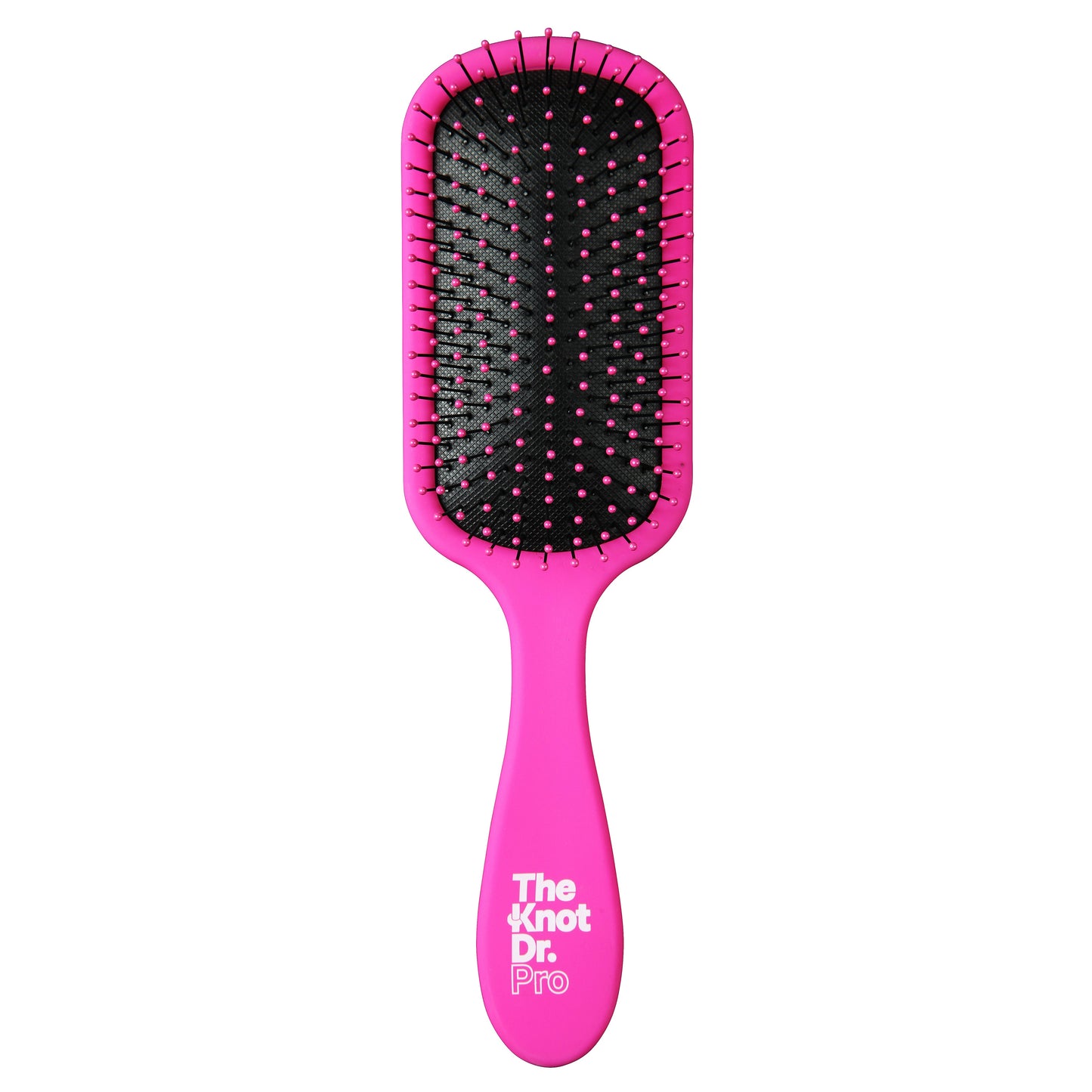 Fuchsia pink detangling hairbrush