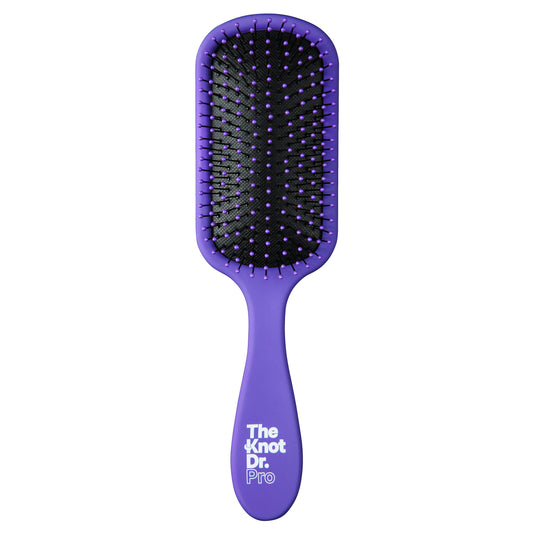 Purple Pro Brite Hairbrush - The Knot Dr.