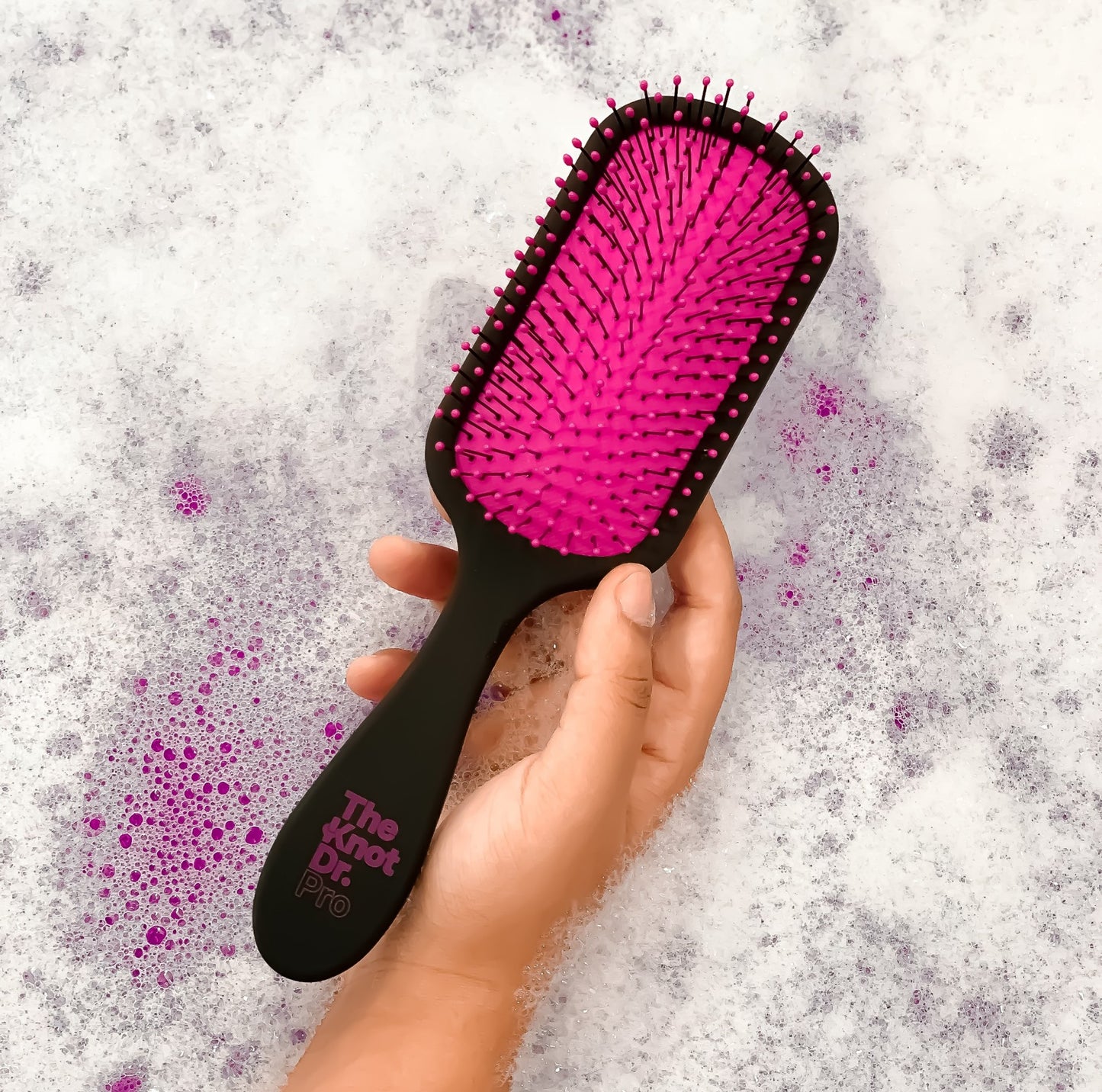 The Pink Pro Hairbrush - The Knot Dr.