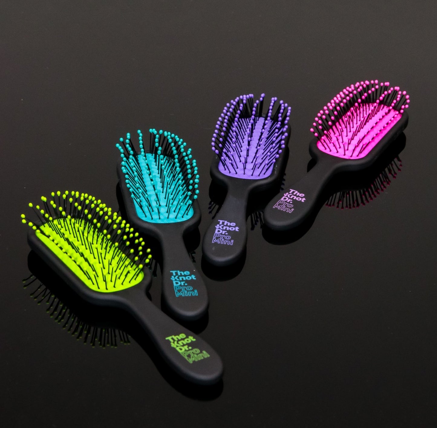 Blue Pro Mini Hairbrush - The Knot Dr.
