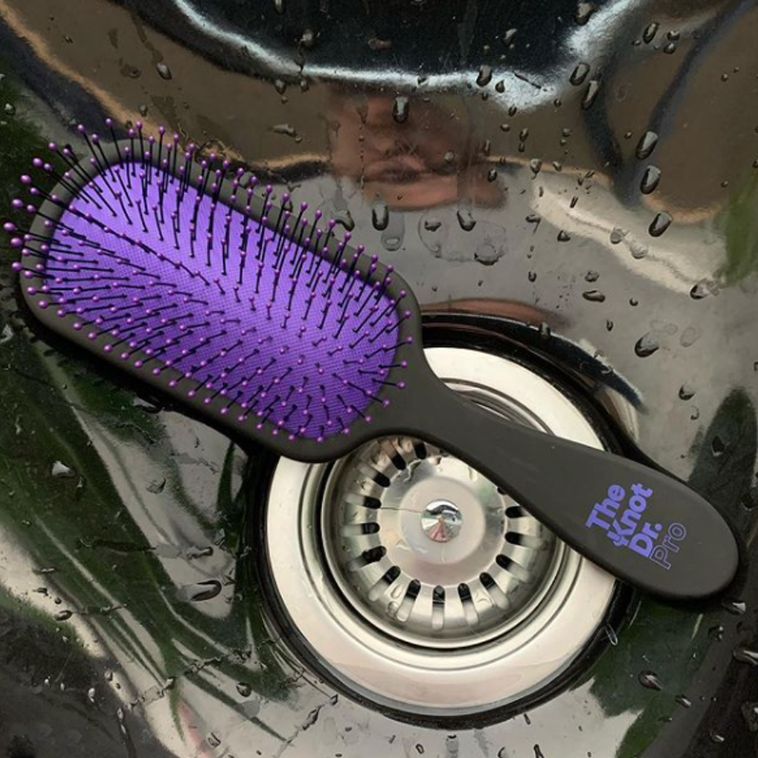 The Purple Pro Hairbrush - The Knot Dr.