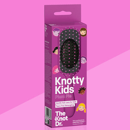 Pink Knotty Kids® Hairbrush - The Knot Dr.