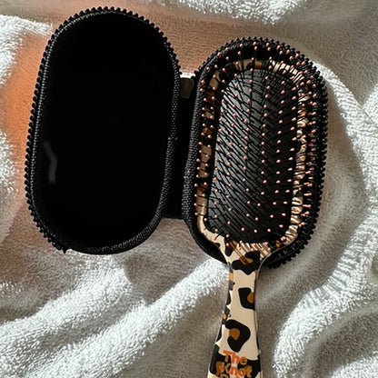 The Leopard Patterned Pro Hairbrush with Headcase