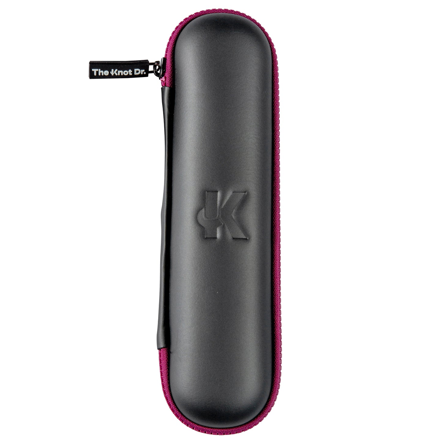 Black and pink hairbrush protector case