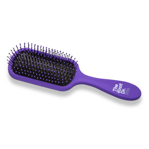 Periwinkle purple detangling hairbrush flat